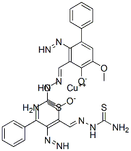 CAS#: 121995-85-5, Copper 2-[(E)-(Carbamothioylhydrazinylidene)Methyl]-6-Methoxy-4-Phenyl Diazenyl-Phenolate