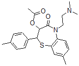 CAS#: 122024-96-8, [5-(2-Dimethylaminoethyl)-8-Methyl-2-(4-Methylphenyl)-4-Oxo-2,3-Dihydro-1,5-Benzothiazepin-3-Yl] Acetate