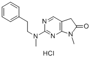 CAS#: 122113-27-3, 5,7-Dihydro-7-Methyl-2-(Methyl(2-Phenylethyl)Amino)-6H-Pyrrolo(2,3-d)Pyrimidin-6-One Monohydrochloride