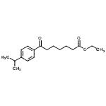 CAS 登录号：122115-50-8， 乙基7-(4-异丙基苯基)-7-氧代庚酸酯