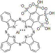 CAS#: 122170-90-5, 29H,30H-Phthalocyanine-1,2,3,4-Tetrasulfonic Acid, Aluminum Salt (1:1)