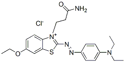 CAS#: 12221-38-4, 3-(3-Amino-3-Oxopropyl)-2-[[4-(Diethylamino)Phenyl]Azo]-6-Ethoxybenzothiazolium Chloride