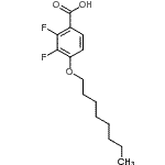 CAS#: 122265-96-7, 2,3-Difluoro-4-(Octyloxy)Benzoic Acid