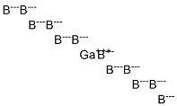 CAS 登录号：12230-30-7， 十二硼化镓