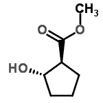 CAS 登录号：122332-63-2， 甲基(1S,2S)-2-羟基环戊烷羧酸酯
