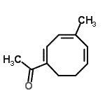 CAS#: 122598-80-5, 1-(4-Methyl-1,3,5-Cyclooctatrien-1-Yl)Ethanone