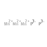 CAS 登录号：12263-33-1， 锰磷化物