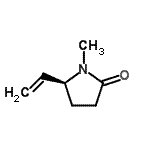 CAS 登录号：122663-18-7， (5S)-1-甲基-5-乙烯基-2-吡咯烷酮
