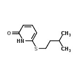 CAS#: 122733-80-6, 6-[(3-Methylbutyl)Sulfanyl]-2(1H)-Pyridinone
