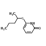 CAS 登录号：122733-81-7， 6-(2-戊烷基硫基)-2(1H)-吡啶酮