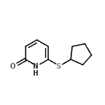 CAS#: 122733-85-1, 6-(Cyclopentylsulfanyl)-2(1H)-Pyridinone