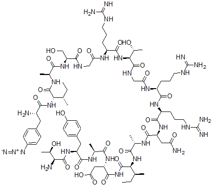 CAS 登录号：122756-41-6， 4-叠氮基苯丙氨酸(10)-蛋白质激酶抑制剂(6-22)酰胺