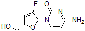CAS#: 122757-53-3, 2',3'-Dideoxy-2',3'-Didehydro-2'-Fluorocytidine