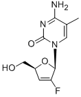 CAS#: 122757-54-4, 3'-Deoxy-2',3'-Didehydro-2'Fluorothymidine
