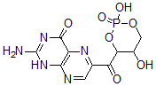 CAS 登录号：122856-31-9， 1-(2-氨基-4-氧代蝶啶-7-基)-1-氧代-2,3,4-丁烷三醇-2,4-环磷酸酯