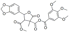 CAS#: 122860-98-4, Dimethyl 2,3,4,5-Tetrahydro-5-(3,4-Methylenedioxyphenyl)-2-Oxo-3-(3,4,5-Trimethoxybenzoyl)-3,4-Furandicarboxylate