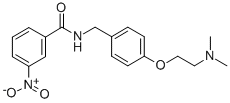 CAS 登录号：122892-80-2， N-((4-(2-(二甲基氨基)乙氧基)苯基)甲基)-3-硝基苯甲酰胺