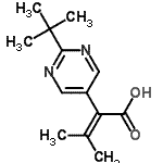 CAS#: 122936-62-3, 3-Methyl-2-[2-(2-Methyl-2-Propanyl)-5-Pyrimidinyl]-2-Butenoic Acid
