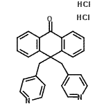CAS#: 122955-42-4, 10,10-Bis(4-Pyridinylmethyl)-9(10H)-Anthracenone Dihydrochloride