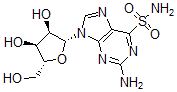 CAS 登录号：123002-39-1， 2-氨基-9-[(2R,3R,4S,5R)-3,4-二羟基-5-(羟基甲基)四氢呋喃-2-基]嘌呤-6-磺酰胺