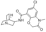 CAS#: 123039-99-6, N-(1-Azabicyclo[2.2.2]Octan-8-Yl)-6-Chloro-4-Methyl-3-Oxo-1,4-Benzoxazine-8-Carboxamide