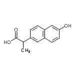 CAS#: 123050-98-6, 2-(6-Hydroxy-2-Naphthyl)Propanoic Acid