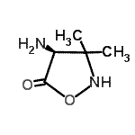CAS 登录号：123176-16-9， (4S)-4-氨基-3,3-二甲基-1,2-恶唑烷-5-酮