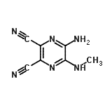 CAS 登录号：123188-98-7， 5-氨基-6-(甲基氨基)-2,3-吡嗪二甲腈