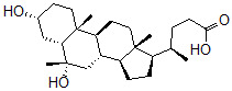 CAS#: 123202-28-8, (4R)-4-[(3R,5R,6S,8S,9S,10R,13R,14S,17R)-3,6-Dihydroxy-6,10,13-Trimethyl-1,2,3,4,5,7,8,9,11,12,14,15,16,17-Tetradecahydrocyclopenta[a]Phenanthren-17-Yl]Pentanoic Acid