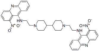 CAS#: 123219-88-5, 1-Nitro-N-[2-[4-[1-[2-[(1-Nitroacridin-9-Yl)Amino]Ethyl]Piperidin-4-Yl]Piperidin-1-Yl]Ethyl]Acridin-9-Amine