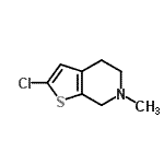 CAS#: 123279-77-6, 2-Chloro-6-Methyl-4,5,6,7-Tetrahydrothieno[2,3-c]Pyridine