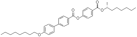 CAS 登录号：123286-51-1， 4-{[(2R)-2-辛烷基氧基]羰基}苯基 4'-(辛基氧基)-4-联苯羧酸酯