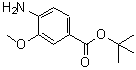 CAS 登录号：123330-92-7， 4-氨基-3-甲氧基苯甲酸叔丁酯