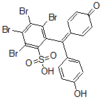 CAS 登录号：123333-63-1， 2,3,4,5-四溴-6-[(4-羟基苯基)-(4-氧代-1-环己-2,5-二烯亚基)甲基]苯磺酸