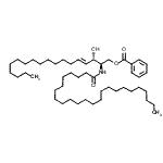 CAS 登录号：123446-98-0， (2R,3S,4E)-3-羟基-2-(二十四烷酰基氨基)-4-十八碳烯-1-基苯甲酸酯