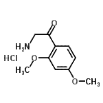 CAS 登录号：123464-63-1， 2-氨基-1-(2,4-二甲氧基苯基)乙酮盐酸盐(1:1)