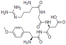 CAS 登录号：123491-58-7， (3S)-3-[[2-[[(2S)-2-氨基-5-(二氨基亚甲基氨基)戊酰]氨基]乙酰基]氨基]-4-[[(2S)-2-氨基-3-(4-甲氧基苯基)丙酰]氨基]-4-氧代丁酸