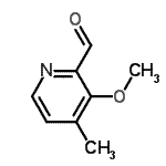 CAS#: 123506-69-4, 3-Methoxy-4-Methyl-2-Pyridinecarbaldehyde