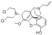CAS#: 123553-00-4, N-Allyl-7-N,N-bis(beta-chloroethyl)amino-6,14-endoethenotetrahydronororipavine