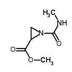 CAS 登录号：123620-70-2， 甲基1-(甲基氨基甲酰)-2-氮丙啶羧酸酯