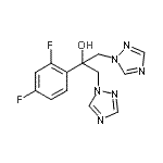 CAS 登录号：123631-92-5， 2-(2,4-二氟苯基)-1,3-二(1H-1,2,4-三唑-1-基)-2-丙醇
