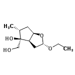 CAS#: 123671-86-3, (2S,3aR,4S,5R,6aR)-2-Ethoxy-4-(Hydroxymethyl)-5-Methylhexahydro-2H-Cyclopenta[b]Furan-4-Ol