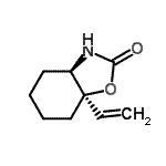 CAS 登录号：123719-64-2， (3aR,7aR)-7A-乙烯基六氢-1,3-苯并恶唑-2(3H)-酮