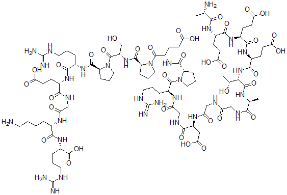 CAS 登录号：123723-76-2， 脯氨酰-鸦片黑素皮质素连接肽(77-97)
