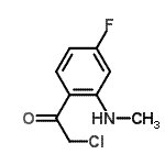 CAS 登录号：123732-73-0， 2-氯-1-[4-氟-2-(甲基氨基)苯基]乙酮