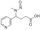 CAS 登录号：123743-84-0， 4-(甲基-亚硝基氨基)-4-吡啶-3-基丁酸