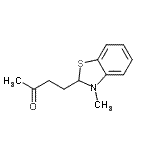 CAS 登录号：123768-20-7， 4-(3-甲基-2,3-二氢-1,3-苯并噻唑-2-基)-2-丁酮