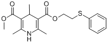 CAS#: 123875-01-4, 2-Phenylsulfanylethyl Methyl 2,4,6-Trimethyl-1,4-Dihydropyridine-3,5-Dicarboxylate