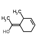 CAS 登录号：123883-59-0， (1E)-1-(2-甲基-3-环己烯-1-亚基)乙醇
