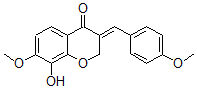 CAS#: 124166-25-2, (3E)-8-Hydroxy-7-Methoxy-3-[(4-Methoxyphenyl)Methylidene]Chroman-4-One